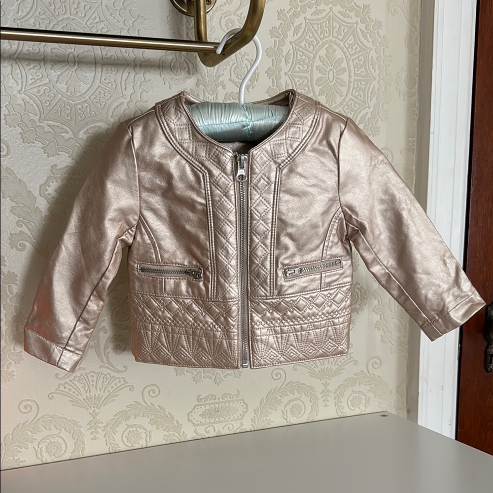 Metallic Gold Kids Jacket
